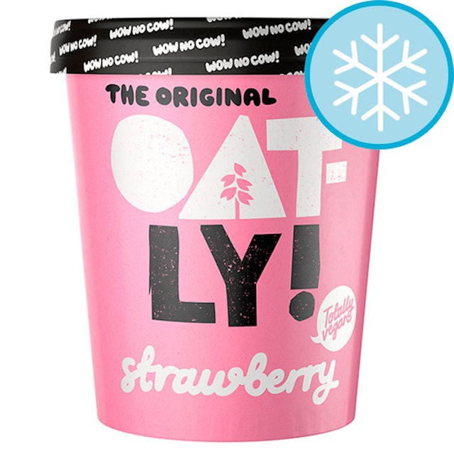 Oatly Strawberry Ice Cream 1