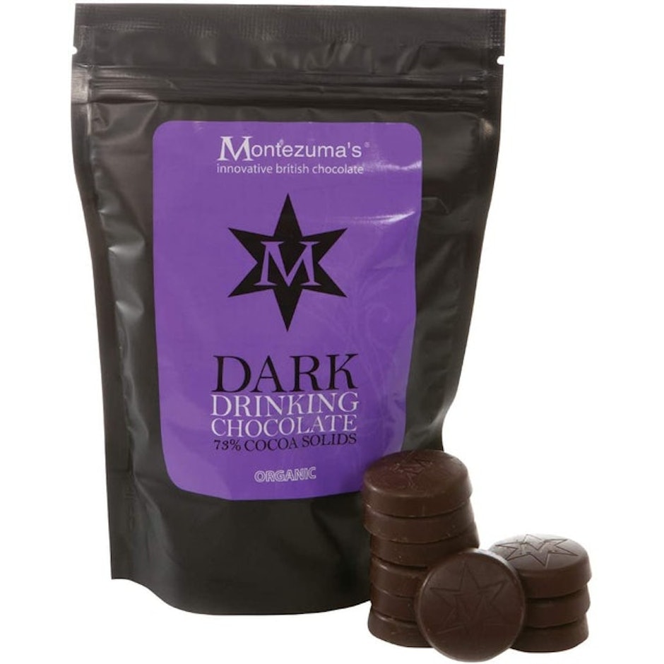 Montezuma's 73% Cocoa Dark Drinking Chocolate Disks translation missing: en-GB.activerecord.decorators.item_part_image/alt