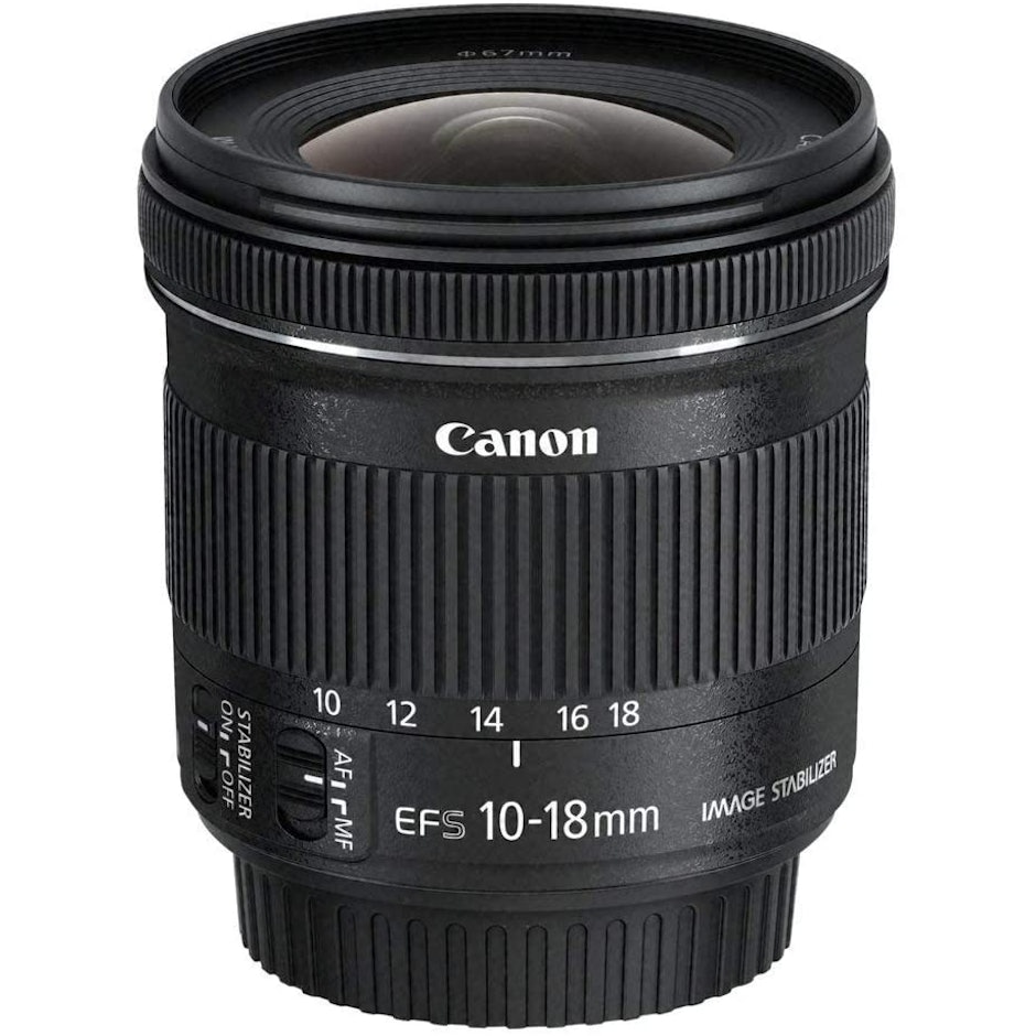 Canon EF-S10-18 mm f/4.5-5.6 IS STM Lens translation missing: en-GB.activerecord.decorators.item_part_image/alt