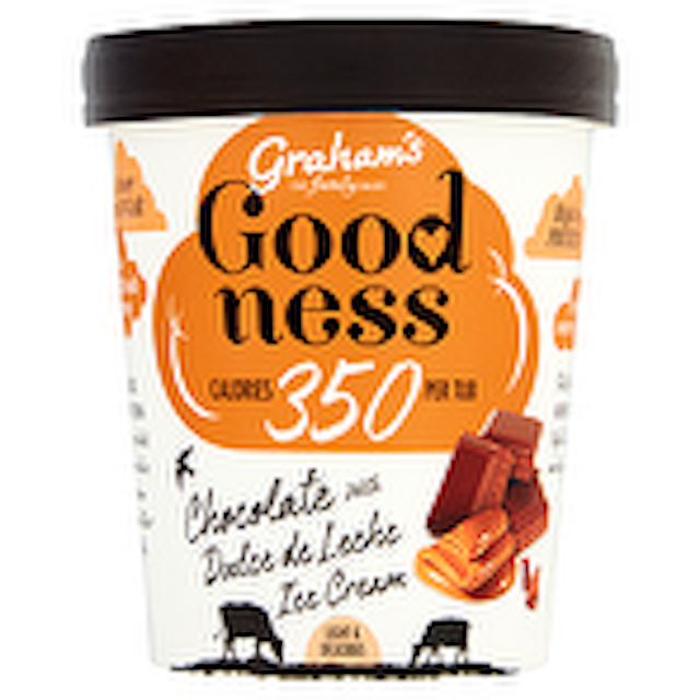 Graham's The Family Dairy Goodness Chocolate With Dulce de Leche Ice Cream 1
