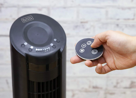 2. Search for a Fan With a Remote Control, Bluetooth, or Voice Activation for Convenience