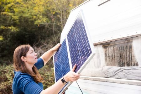 Fixed Vehicle Solar Panels for Power on the Road 