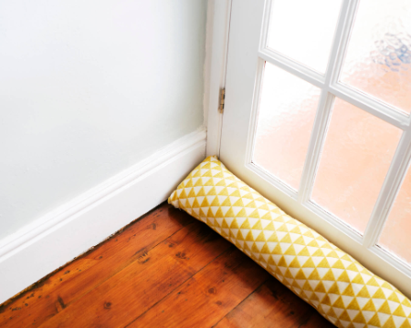1. Choose Between Adhesive Strips and Traditional Draught Excluder Cushions