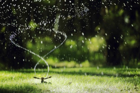 Three-Arm Sprinklers Help Conserve Water
