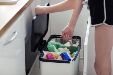1. Go for Dual Recycling or Compost Compartments to Keep Track of Waste