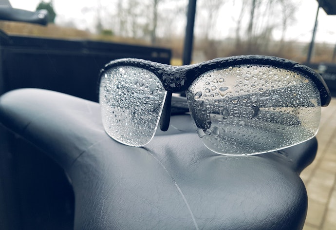  3. Hydrophobic Glasses Are Best if You Cycle in Rainy Conditions