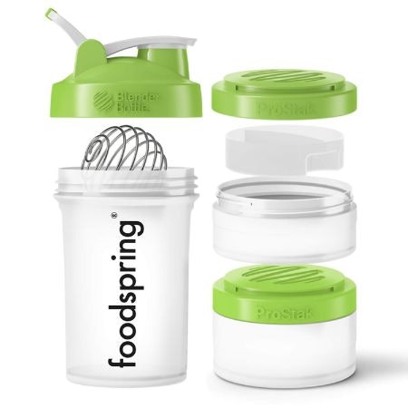 Shakers With Additional Compartments Can Be Used For Water, Snacks and Other Supplements