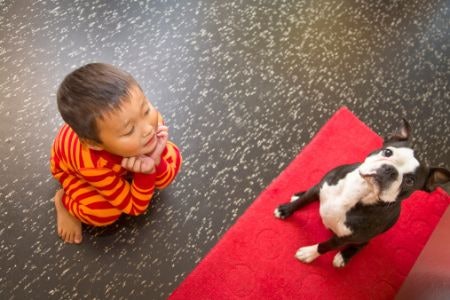 3. If You Live With Children or Pets, Opt For a Non-Slip Rug to Prevent Accidents