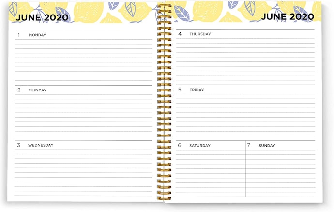 Plan Ahead and Keep Track of Appointments With a Weekly Layout