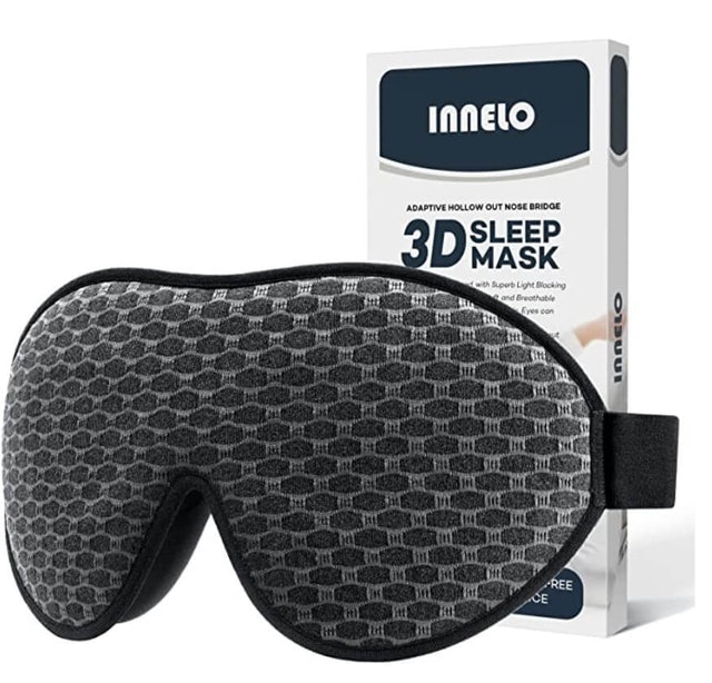 INNELO Soft Comfortable Light Blocking Eye Mask 1