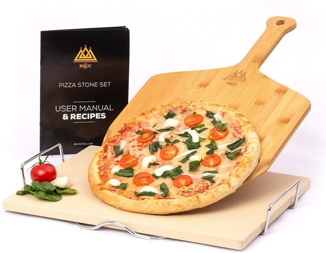 BKC  Pizza Stone for Oven or BBQ 1