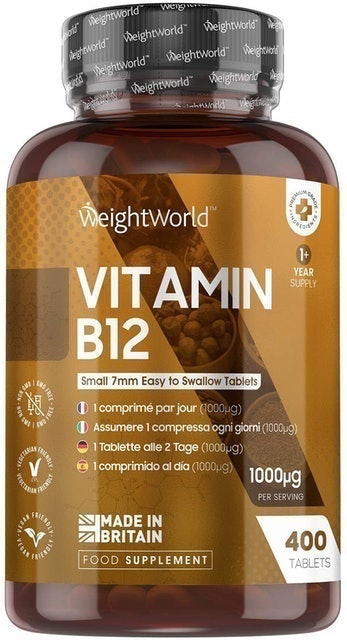 WeightWorld Vitamin B12 Tablets 1,000 mcg 1
