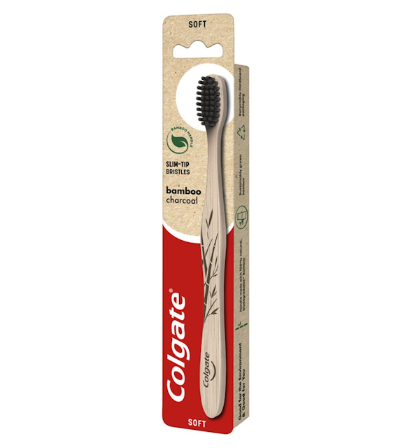 Colgate  Bamboo Charcoal Soft Toothbrush 1