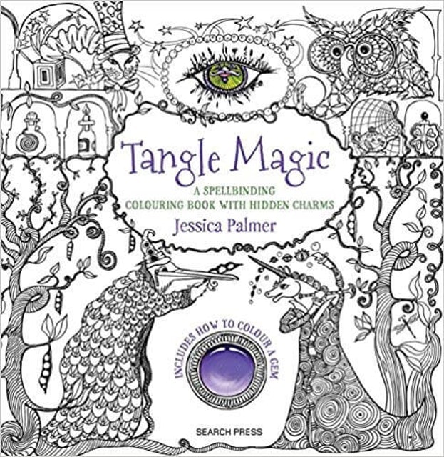 Jessica Palmer Tangle Magic: A Spellbinding Colouring Book with Hidden Charms  1