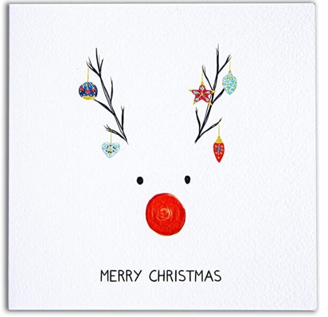 The Doodle Factory Eco Friendly Rudolph Christmas Card 1