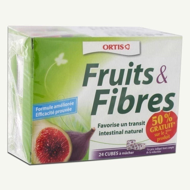 Ortis  Fruit & Fibres Chewable Squares 1