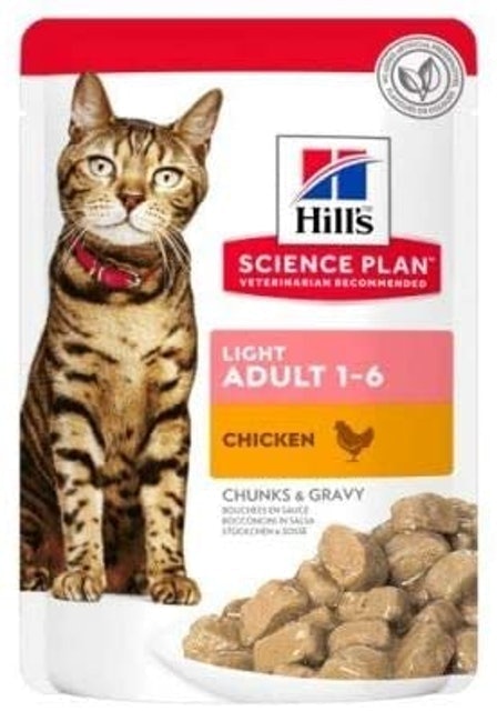 Hill's Science Plan Light Adult Cat Favourite Selection Pouches 1
