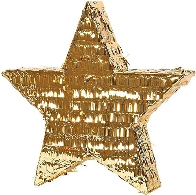 amscan Gold Foil Star Pinata 1