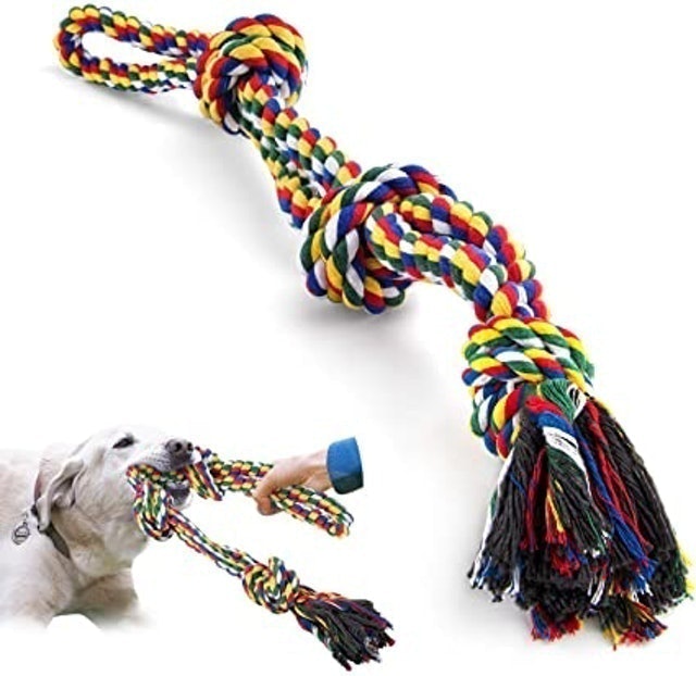 VIEWLON XL Dog Rope Toys for Strong Large Dogs 1