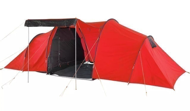 Pro Action 6 Man 2 Room Tunnel Camping Tent 1