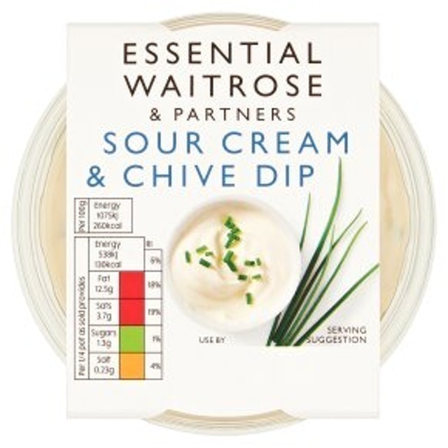 Essential Waitrose Sour Cream & Chive Dip 1