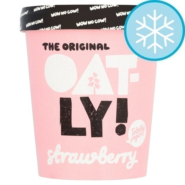 Oatly Strawberry Ice Cream 1