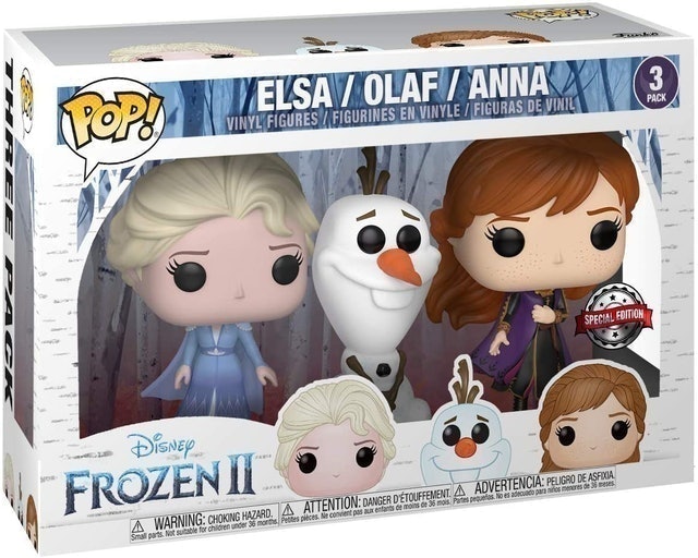 Funko  Frozen II - Travel Elsa, Travel Anna, & Olaf (Special Edition) 3-Pack 1