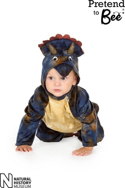 Pretend to Bee and the Natural History Museum Triceratops Costume 1