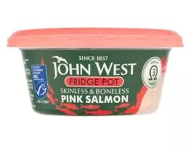 John West  Fridge Pot Skinless & Boneless Pink Salmon 1