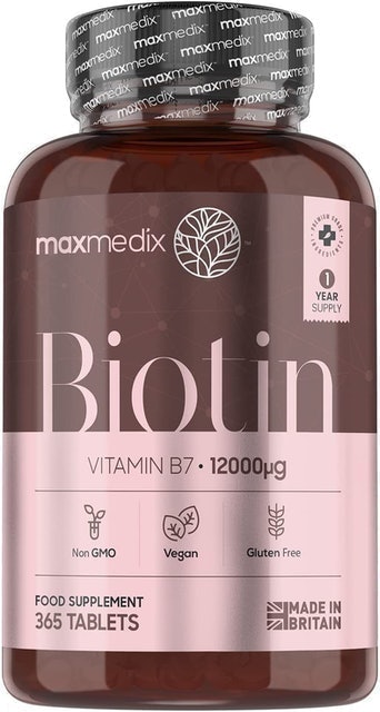 MaxMedix Biotin Hair Growth Supplement 12000 mcg 1
