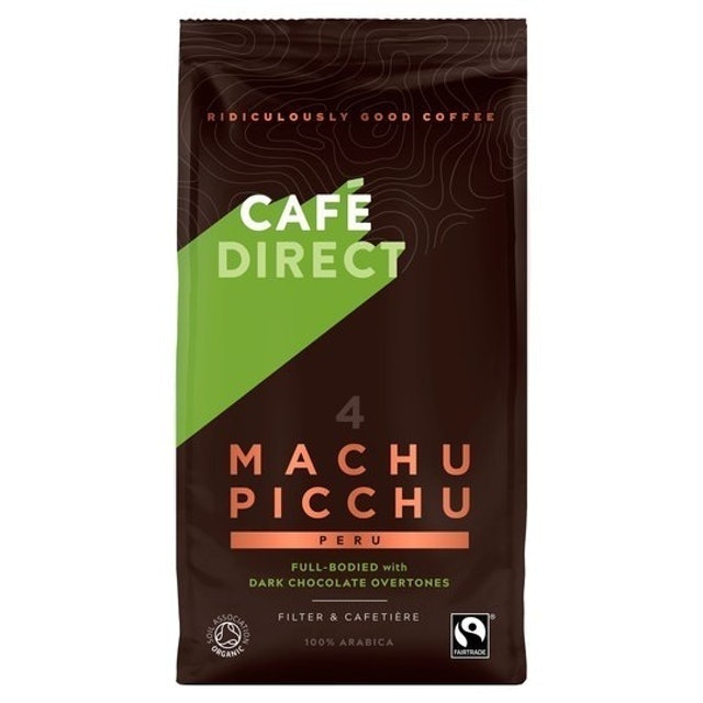 Café Direct Machu Picchu Organic Fairtrade Ground Arabica Coffee 1