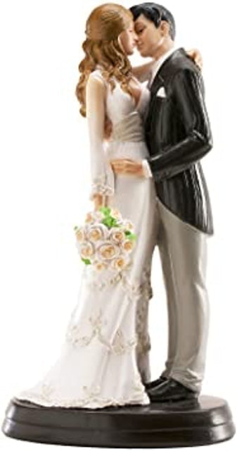 Dekora Wedding Cake Figurine of Kissing Couple 1