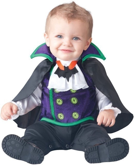 In Character Count Dracula Baby Costume 1