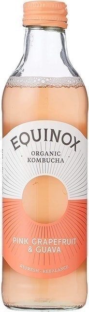 Equinox Pink Grapefruit & Guava Kombucha 1