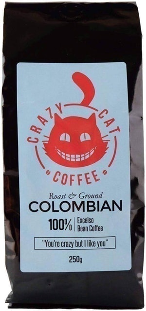 Crazy Cat Coffee Colombian Ground Coffee 1