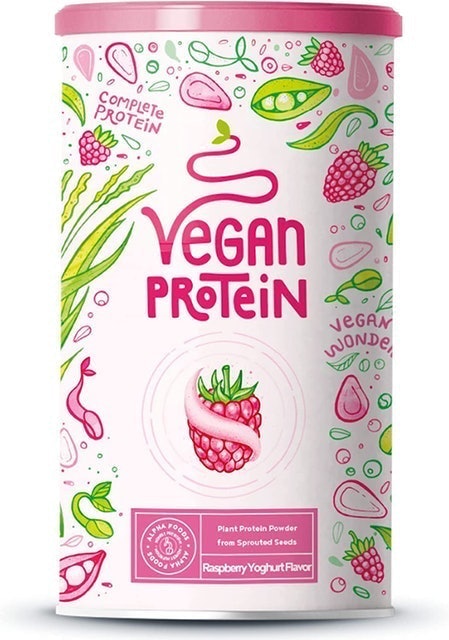 Alpha Foods Vegan Protein Powder Raspberry Yoghurt 1