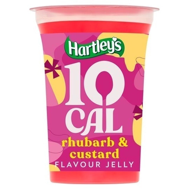 Hartley's 10 Cal Rhubarb & Custard Flavour Jelly 1
