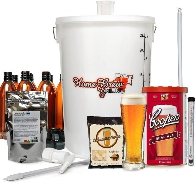 Home Brew Online Store Complete Starter Kit With Coopers Real Ale 1