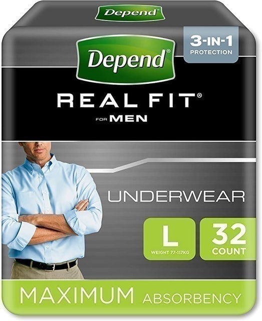 Depend Active-Fit Underwear 1
