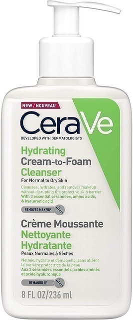 CeraVe Hydrating Cream-to-Foam Cleanser  1