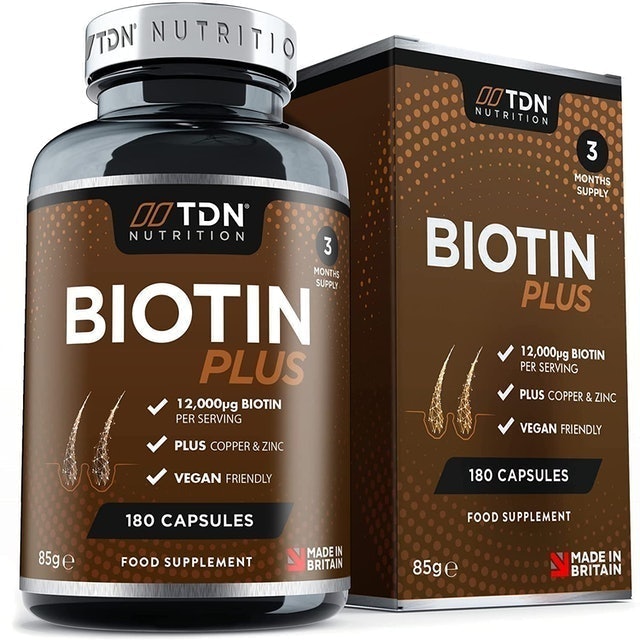 TDN Nutrition 100% Vegan Biotin, Zinc, and Copper Capsules  1