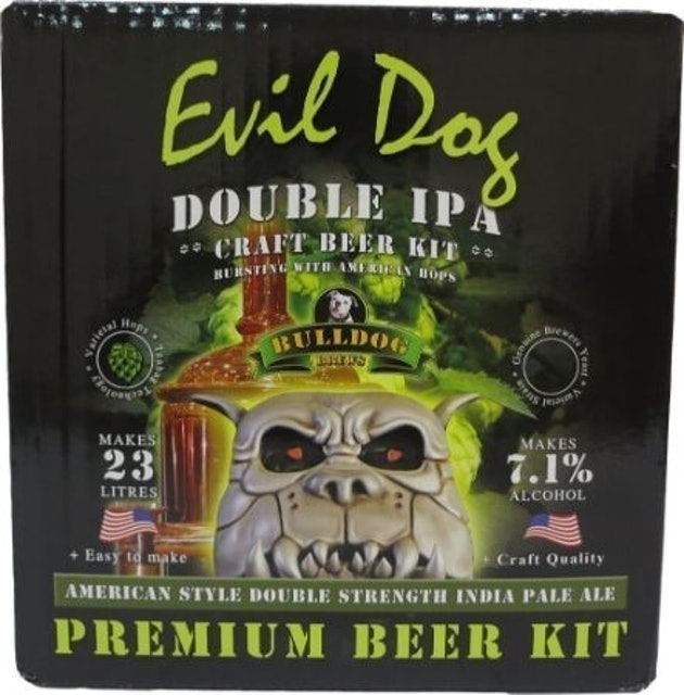 Bulldog Evil Dog Double IPA Home Brew Beer Kit 1