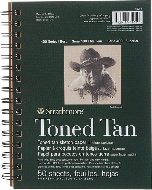 Strathmore Toned Tan Sketch Paper 1