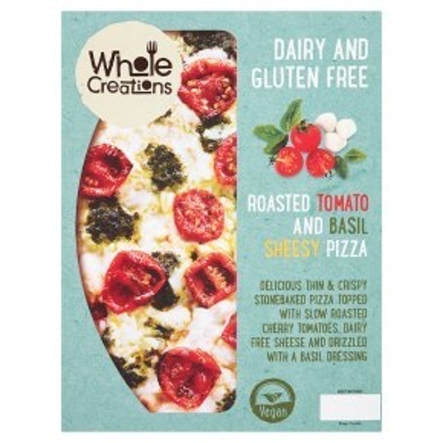 Whole Creations Dairy & Gluten Free Tomato & Basil Pizza 1