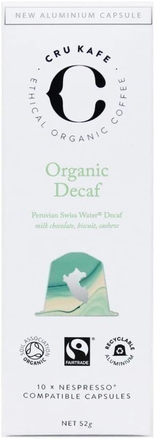 CRU Kafe Organic Decaf Coffee Capsules  1