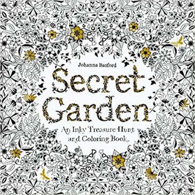 Johanna Basford Secret Garden: An Inky Treasure Hunt and Colouring Book  1