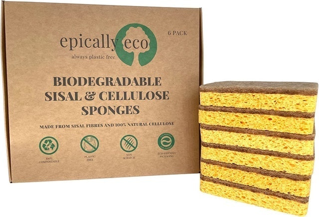 Epically Eco 100% Biodegradable and Compostable Washing up Sponge 1