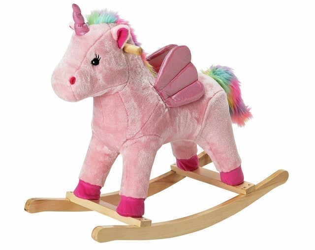 pink rocking horse for 1 year old