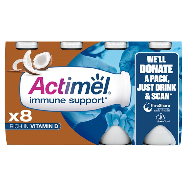Actimel Coconut Yogurt Drink 1