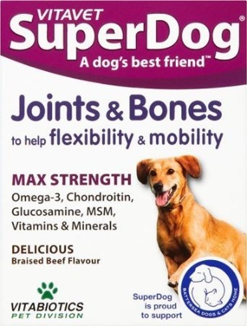 Vitavet SuperDog Vitabiotics Joints and Bones 1